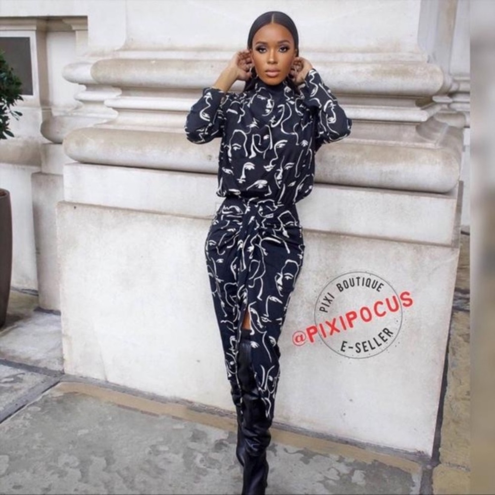 ZARA FACE PRINT ABSTRACT TOP - Picture 4 of 5